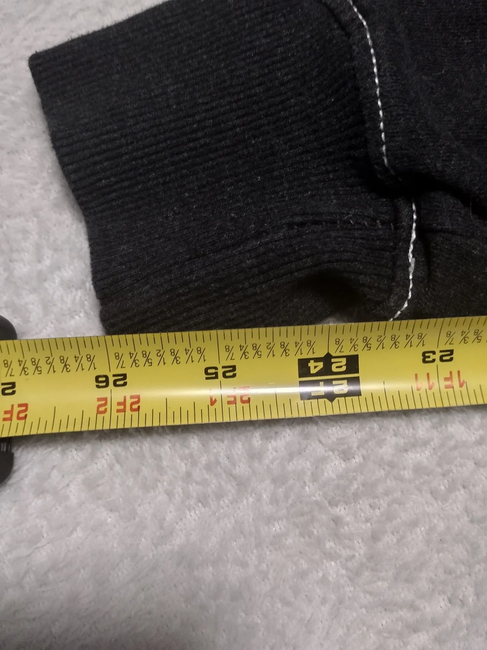 True Religion  Large Black Jogger Sweatpants with White Horseshoe Stitch